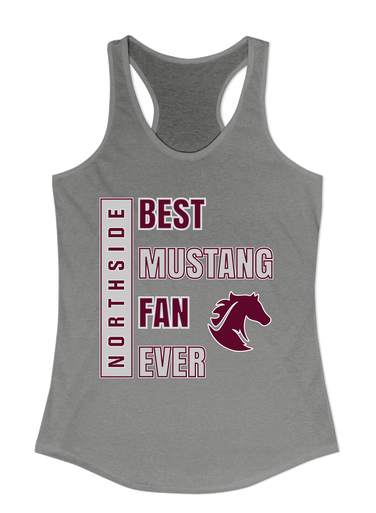 Northside Mustangs Best Mustang Fan Women's Tank Top