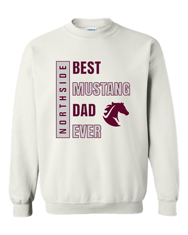 Northside Mustangs Best Mustang Dad Men's Sweatshirt