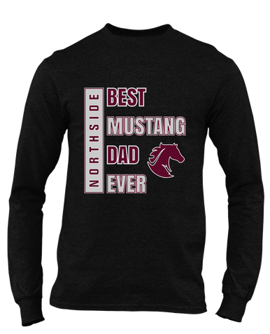 Northside Mustangs Best Mustang Dad Men's Premium LS T-Shirt