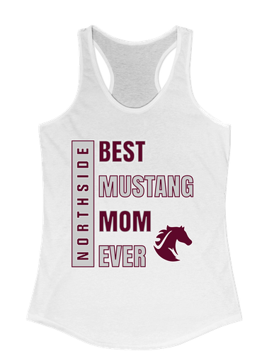 Northside Mustangs Best Mustang Mom Women's Tank Top