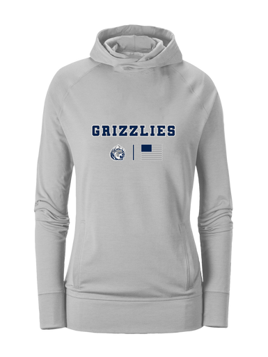 Glacier Peak Grizzlies Team Colors Flag Women's Hoodie
