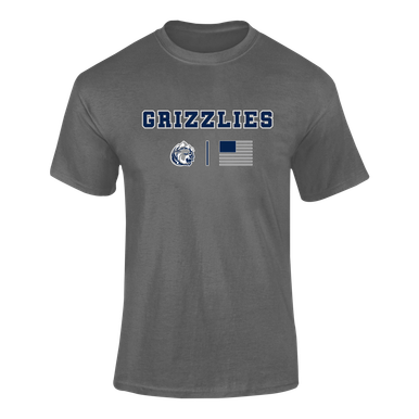 Glacier Peak Grizzlies Team Colors Flag Men's Premium SS T-Shirt