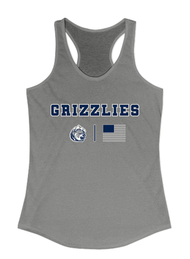 Glacier Peak Grizzlies Team Colors Flag Women's Tank Top