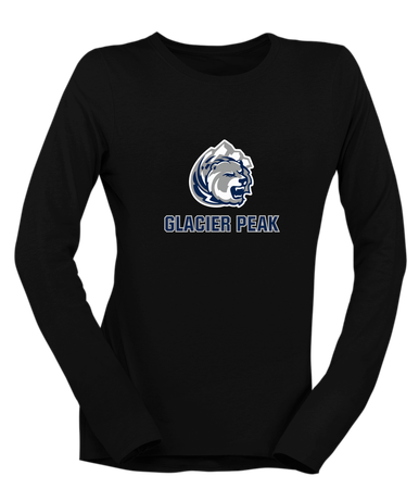 Glacier Peak Grizzlies Mascot #2 Women's LS T-Shirt