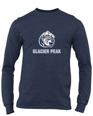Glacier Peak Grizzlies Mascot #2 Men's LS T-Shirt
