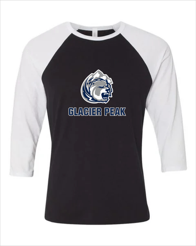 Glacier Peak Grizzlies Mascot #2 Women's Baseball T-Shirt