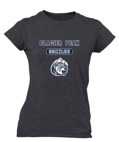 Glacier Peak Grizzlies Mascot #3 Women's Premium SS T-Shirt
