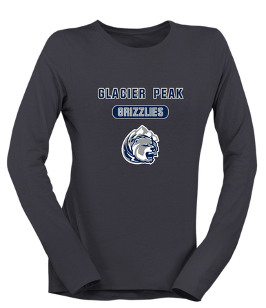 Glacier Peak Grizzlies Mascot #3 Women's Premium LS T-Shirt