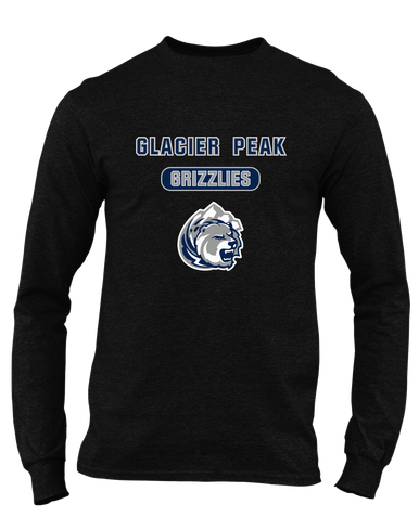 Glacier Peak Grizzlies Mascot #3 Men's Premium LS T-Shirt