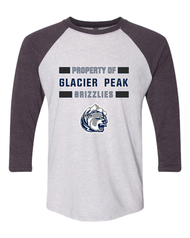 Glacier Peak Grizzlies Property Of Men's Baseball T-Shirt