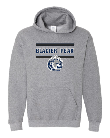 Glacier Peak Grizzlies Mascot #4 Men's Hoodie