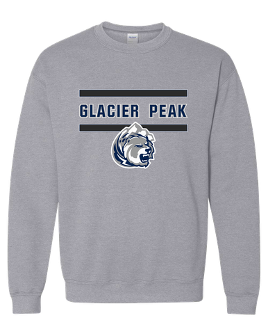 Glacier Peak Grizzlies Mascot #4 Men's Sweatshirt