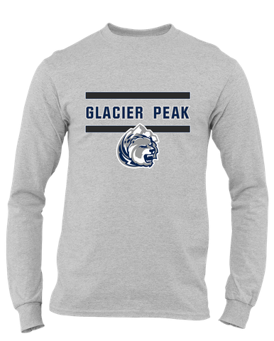 Glacier Peak Grizzlies Mascot #4 Men's Premium LS T-Shirt