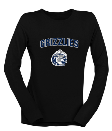 Glacier Peak Grizzlies Mascot #6 Women's LS T-Shirt