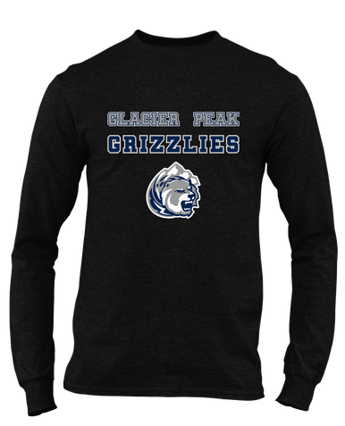 Glacier Peak Grizzlies Spirit Men's LS T-Shirt