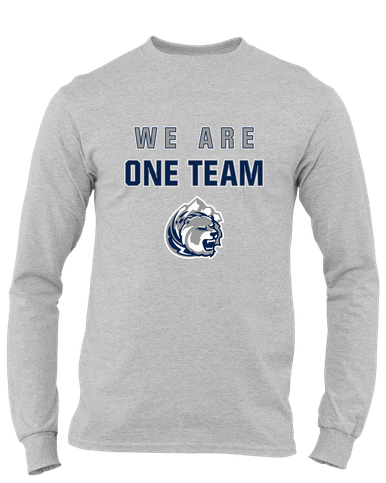 Glacier Peak Grizzlies We Are One Team Men's LS T-Shirt