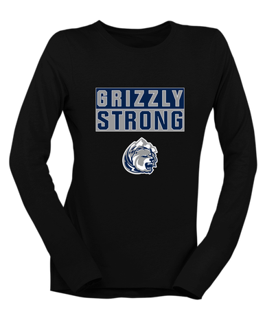 Glacier Peak Grizzlies Strong #1 Women's LS T-Shirt