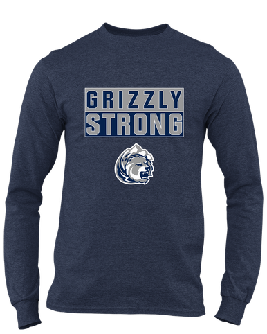 Glacier Peak Grizzlies Strong #1 Men's LS T-Shirt