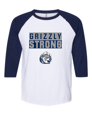 Glacier Peak Grizzlies Strong #1 Men's Baseball T-Shirt