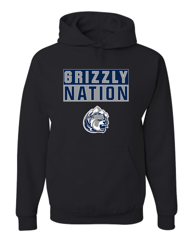 Glacier Peak Grizzlies Nation #1 Men's Premium Hoodie