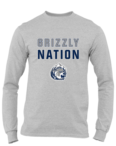 Glacier Peak Grizzlies Nation #2 Men's LS T-Shirt