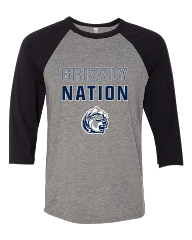 Glacier Peak Grizzlies Nation #2 Men's Baseball T-Shirt