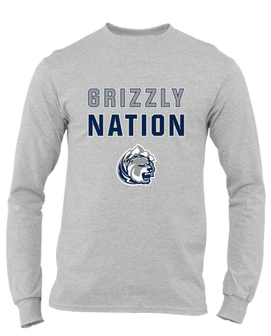 Glacier Peak Grizzlies Nation #2 Men's Premium LS T-Shirt