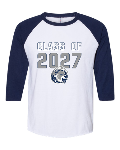 Glacier Peak Grizzlies Class of 2027 Men's Baseball T-Shirt