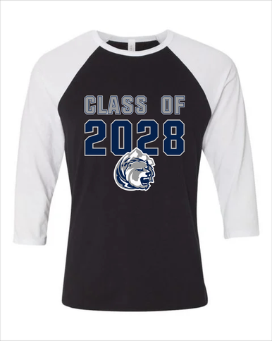 Glacier Peak Grizzlies Class of 2028 Men's Baseball T-Shirt
