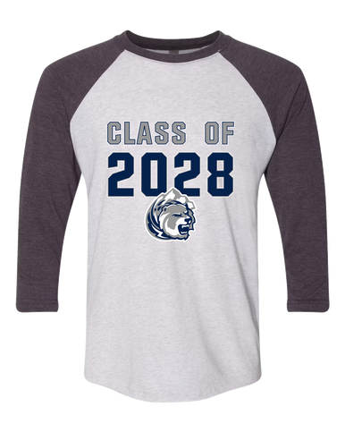 Glacier Peak Grizzlies Class of 2028 Women's Baseball T-Shirt