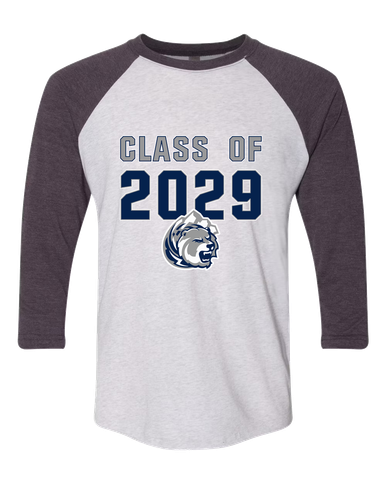 Glacier Peak Grizzlies Class of 2029 Men's Baseball T-Shirt