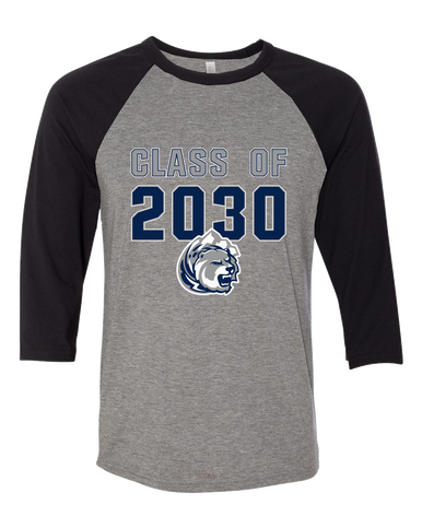 Glacier Peak Grizzlies Class of 2030 Men's Baseball T-Shirt