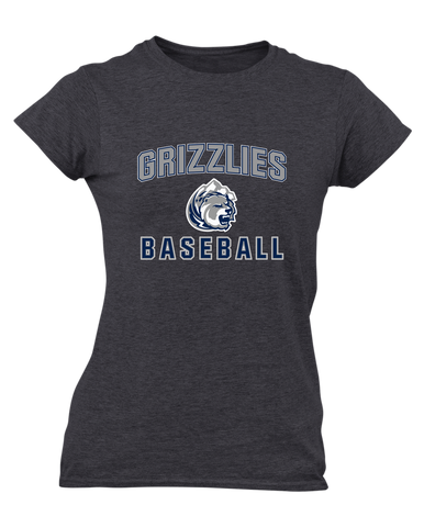 Glacier Peak Grizzlies Baseball #1 Women's SS T-Shirt