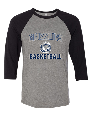 Glacier Peak Grizzlies Basketball #1 Men's Baseball T-Shirt