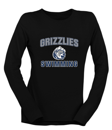 Glacier Peak Grizzlies Swimming Women's LS T-Shirt