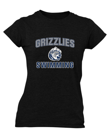 Glacier Peak Grizzlies Swimming Women's Premium SS T-Shirt