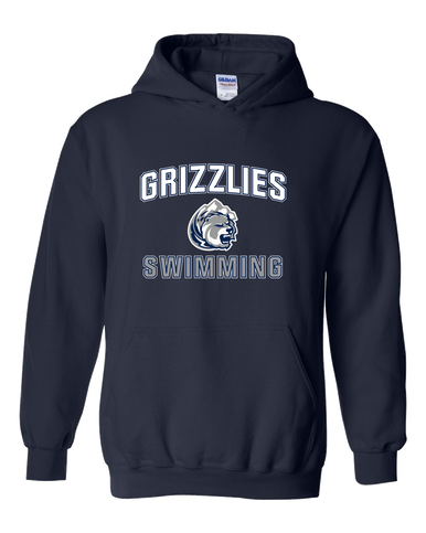 Glacier Peak Grizzlies Swimming Men's Hoodie