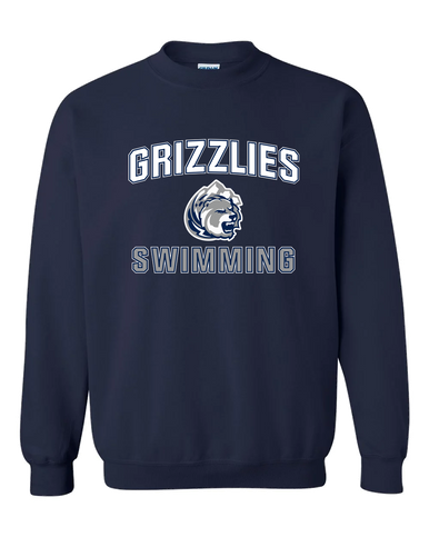 Glacier Peak Grizzlies Swimming Men's Sweatshirt