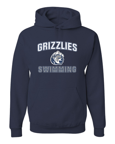 Glacier Peak Grizzlies Swimming Men's Premium Hoodie