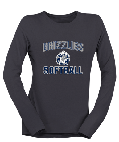 Glacier Peak Grizzlies Softball #1 Women's LS T-Shirt