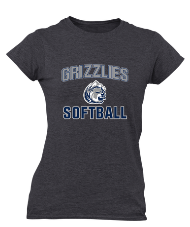 Glacier Peak Grizzlies Softball #1 Women's Premium SS T-Shirt