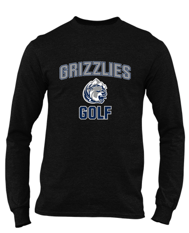Glacier Peak Grizzlies Golf Men's LS T-Shirt