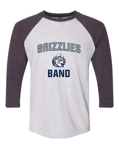 Glacier Peak Grizzlies Band # 1 Men's Baseball T-Shirt