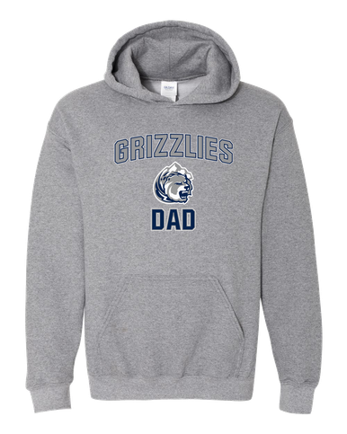 Glacier Peak Grizzlies Dad Men's Hoodie