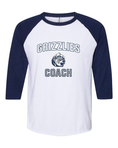 Glacier Peak Grizzlies Coach Men's Baseball T-Shirt