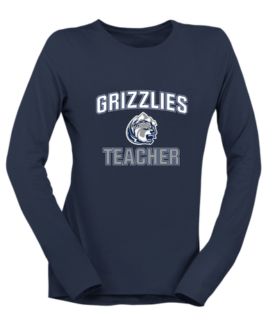 Glacier Peak Grizzlies Teacher Women's LS T-Shirt