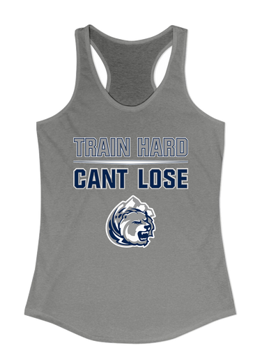 Glacier Peak Grizzlies Train Hard, Can't Lose Women's Tank Top