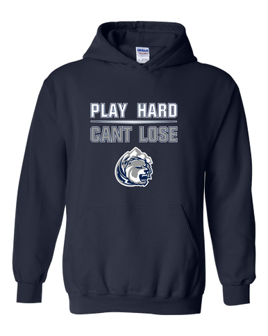 Glacier Peak Grizzlies Play Hard, Can't Lose Men's Hoodie