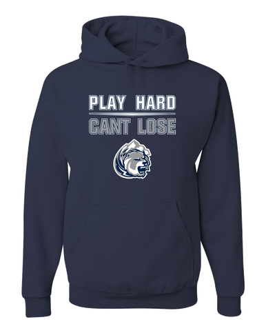 Glacier Peak Grizzlies Play Hard, Can't Lose Men's Premium Hoodie