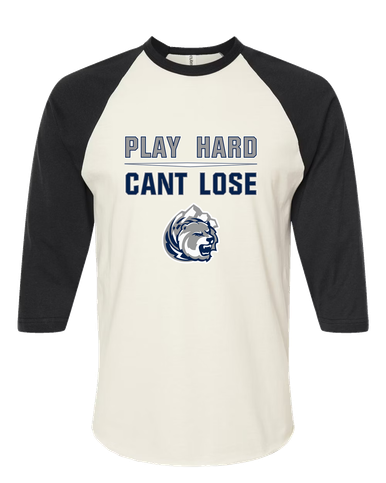 Glacier Peak Grizzlies Play Hard, Can't Lose Women's Baseball T-Shirt